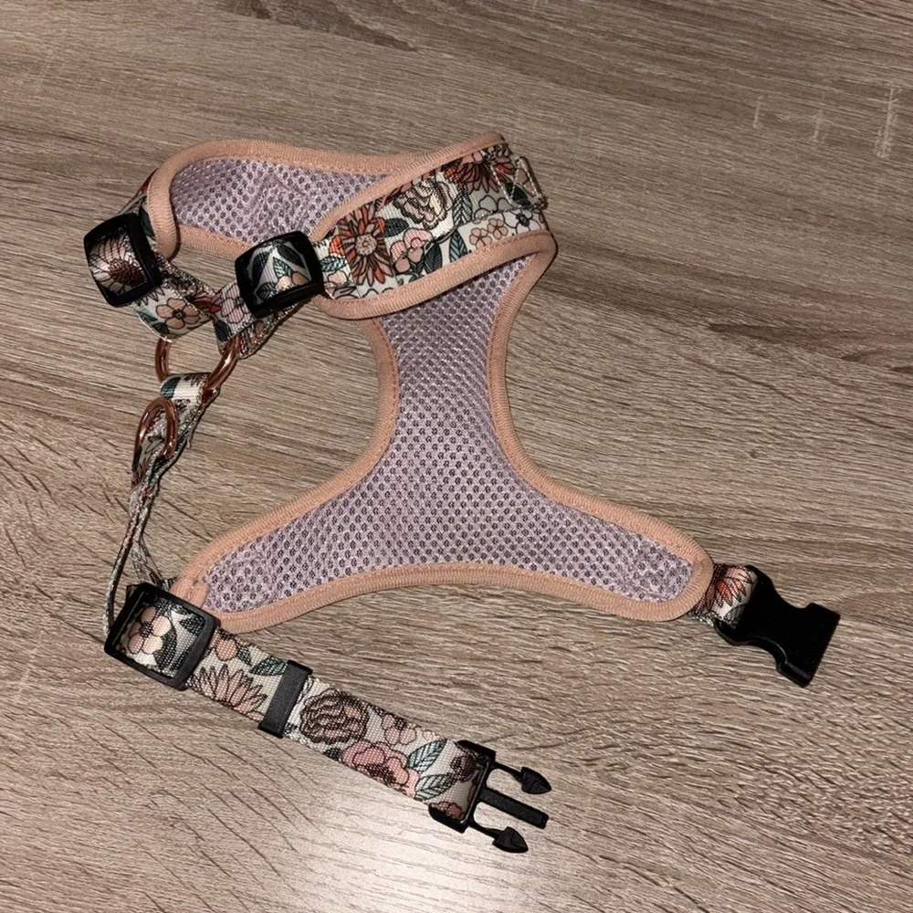 Small Dog Floral Harness